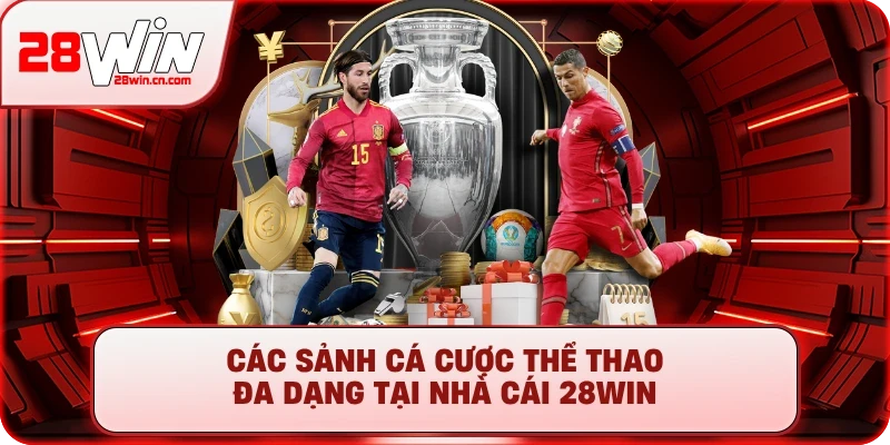 Các sảnh cá cược thể thao đa dạng tại nhà cái 28Win