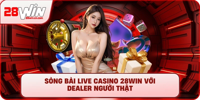 Sòng bài Live Casino 28Win với Dealer người thật