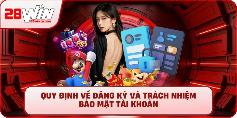 Quy định về đăng ký và trách nhiệm bảo mật tài khoản