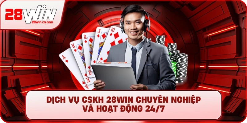 Dịch vụ CSKH 28Win chuyên nghiệp và hoạt động 24/7